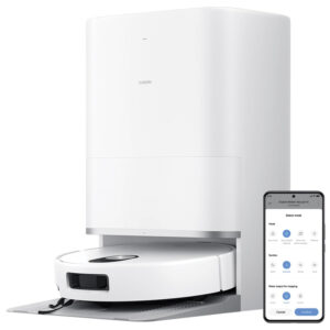 Xiaomi Robot Vacuum 5 | 5200mAh Battery | 20000Pa Suction Fan | 55W | dToF Smart Retractable Radar | BHR083SGB – White